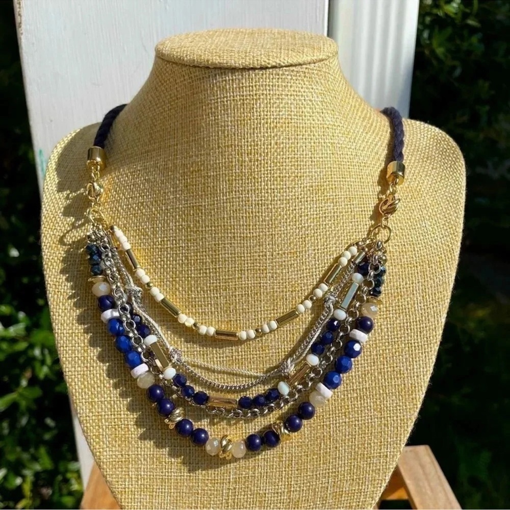 Vintage Multicolor Stones Neckklace